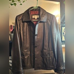 Liz Claiborne  soft black leather jacket
